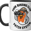 Taza Cerámica Robin Cartoon Black/White