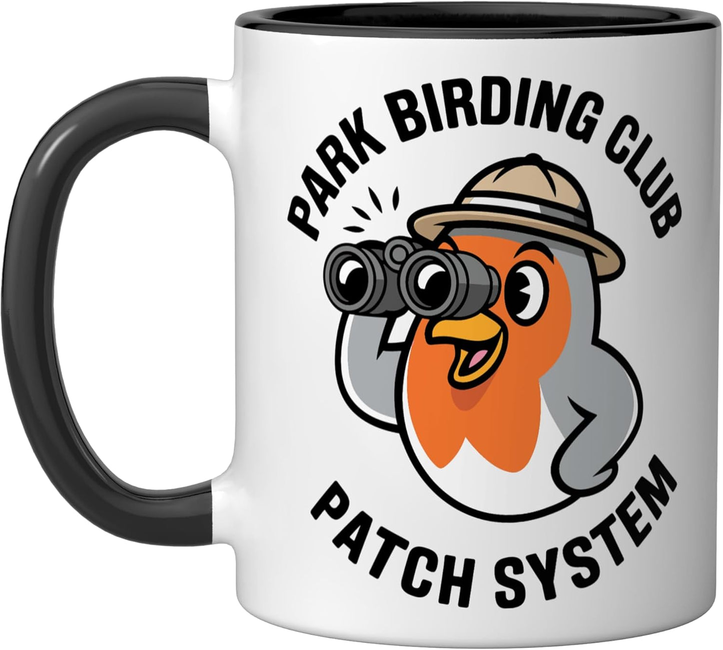 Taza Cerámica Robin Cartoon Black/White
