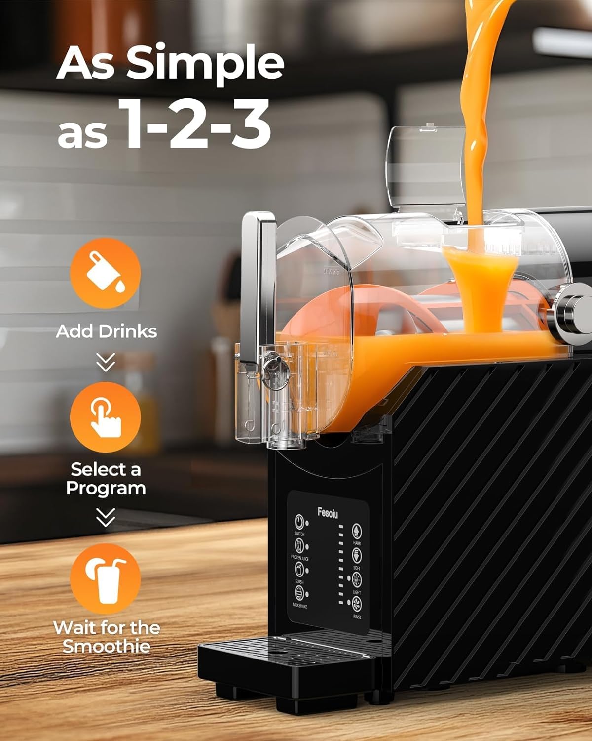 Máquina Granizados 88oz Autolimpieza 3 Programas Hogar