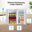 Mini refrigerador con congelador 4.41ft³ puerta reversible