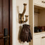 3 Ganchos Latón Antiguo Pared Dormitorio Colgador Ropa