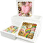 12 Cajas Pastelería con Ventana 8x8pulg Galletas