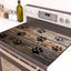 Tapete estufa 28x20pulg diseño pata madera
