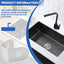 Clip horquilla acero inox comp con fregadero paquete 6