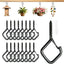 Ganchos techo negro 2.2pulg resistente luces colgantes