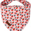 Pañuelo algodón perro fresa triangular L