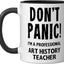 Taza Cerámica Profesor Historia Arte Negro/Blanco