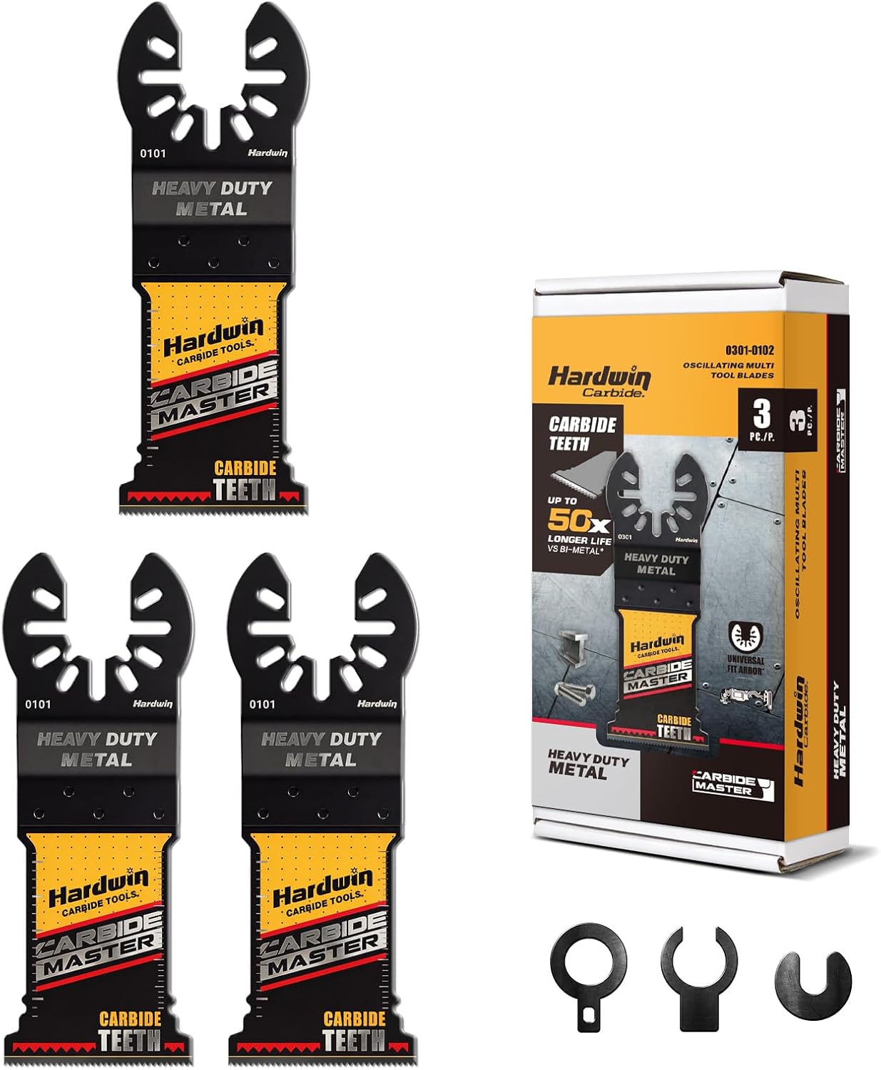 Cuchillas sierra oscilante carburo 3 Pzas