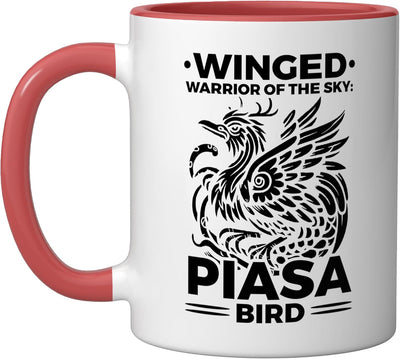 Taza Cerámica Piasa Bird Mitología Rojo/Blanco