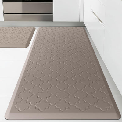 Tapete cocina antifatiga 2 pzas caqui para fregadero