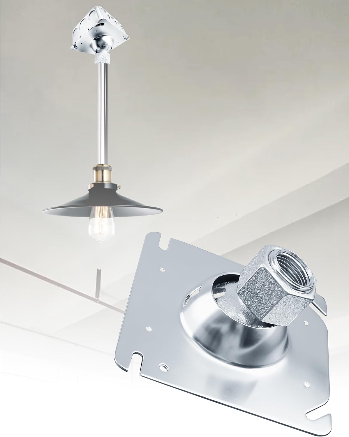 Cubierta giratoria 4pulg para cámara luz señal techo