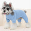 3 Pzas Pijama Forro Polar Perro Invierno Talla M Azul