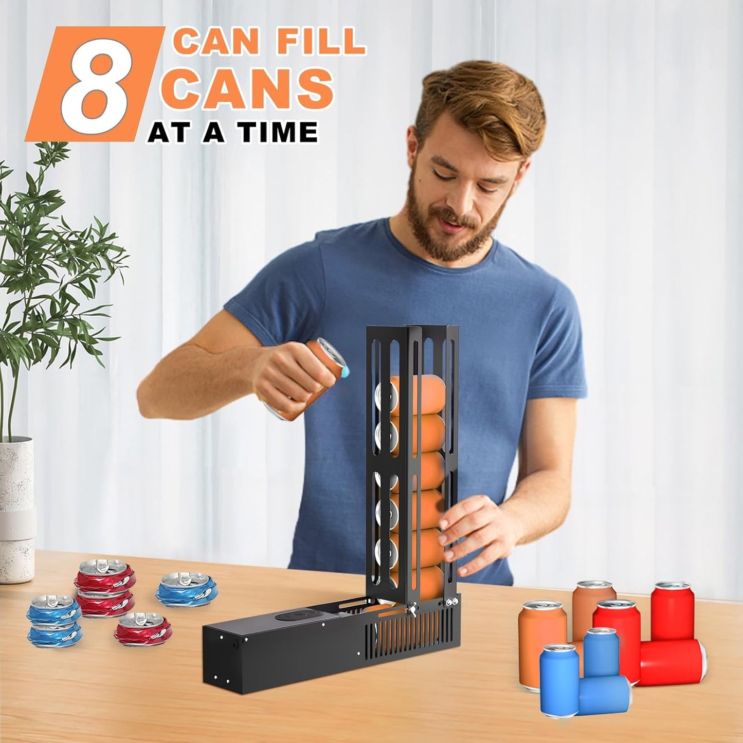 Trituradora de latas eléctrica 8-16oz automática