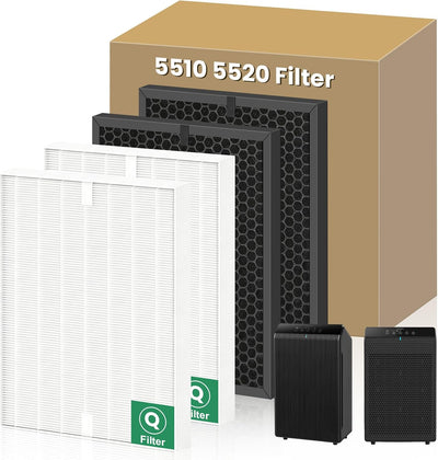 Filtro HEPA y carbón activado para purificador Winix 5510/5520