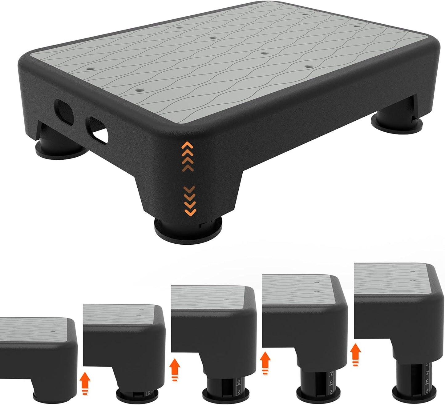 Taburete ajustable 5 niveles escalón cama 700lb para ancianos