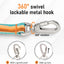 Correa doble perro 5ft acero inox con clip seguridad