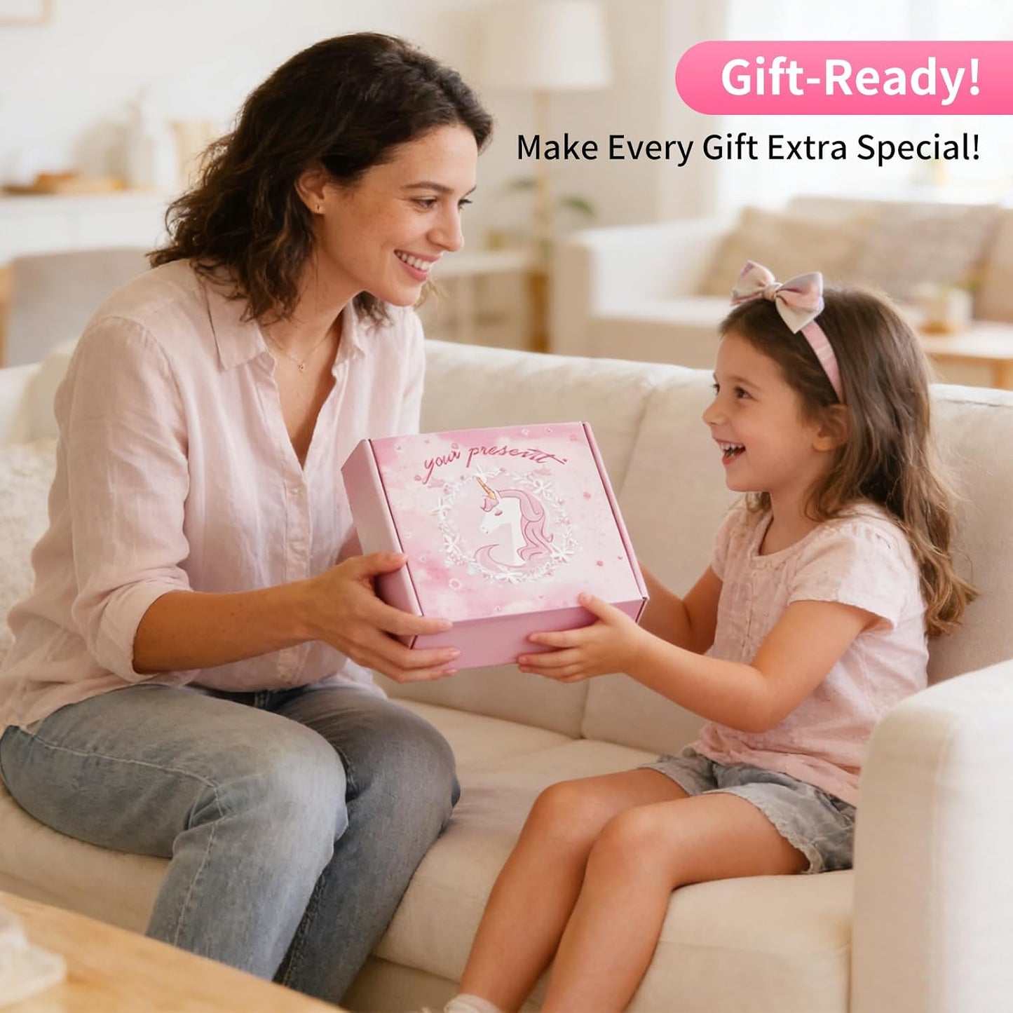 Bolso cruzado para niña Rosa regalo cumpleaños 6-12 años