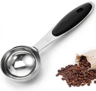 Cucharada medidora café acero inox con agarre silicona