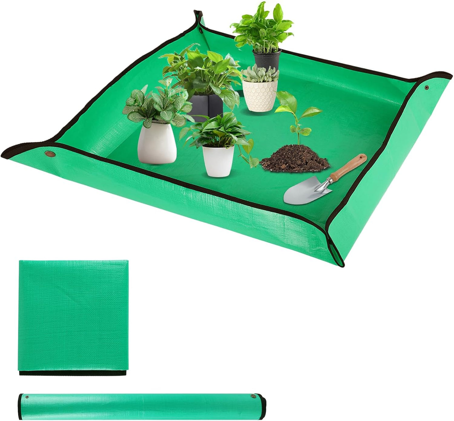 Tapete trasplante plantas 43.5x29.5pulg control desorden suelo