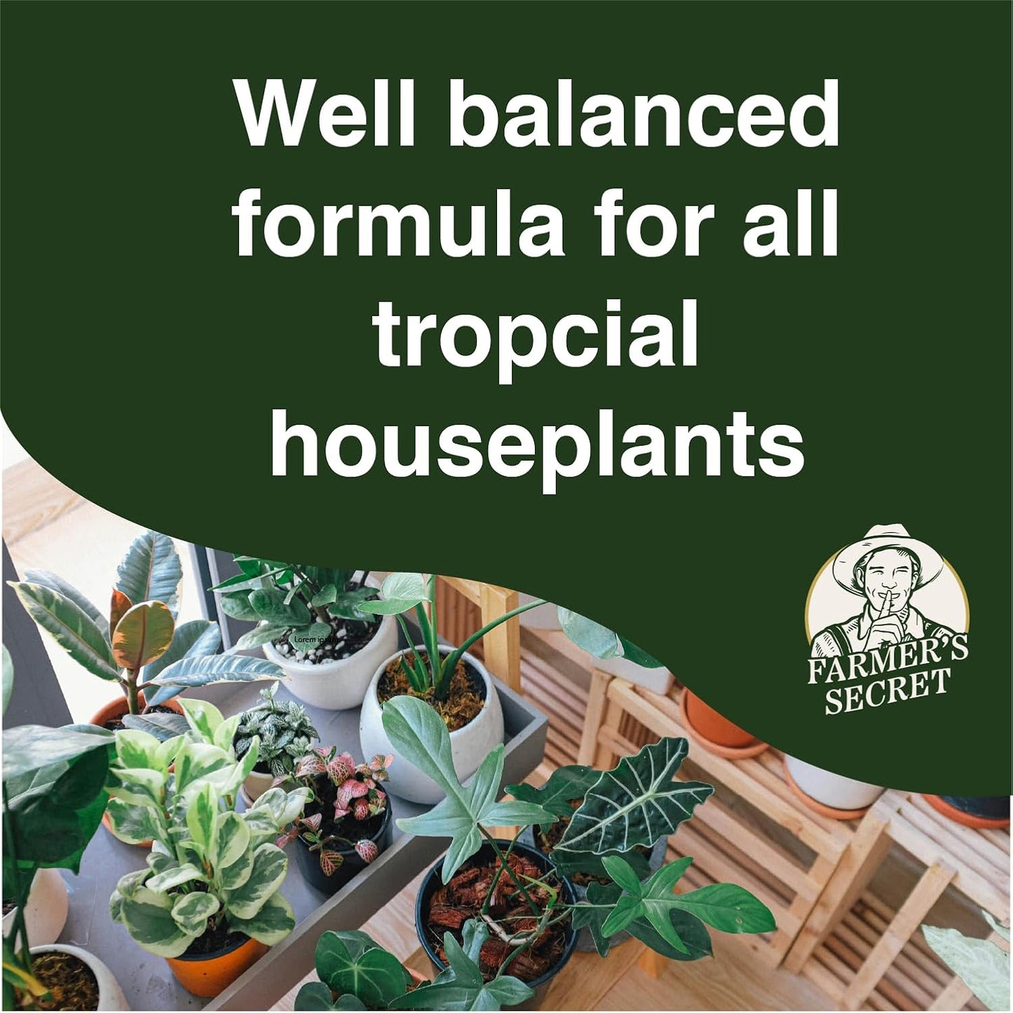 Potenciador tropical para plantas interiores 4oz 48gal