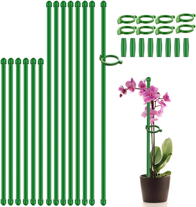 Estacas para plantas 17 y 11 pulg ajustables 16 pzas