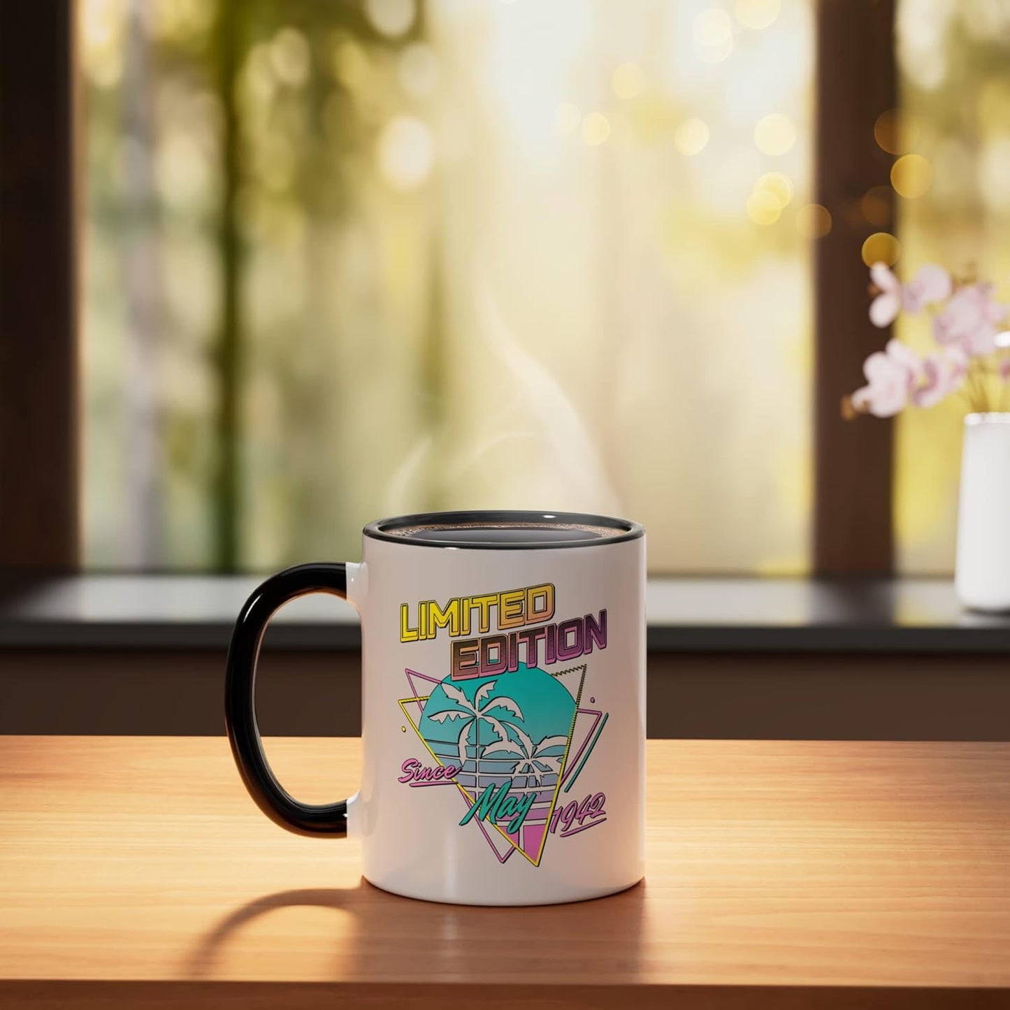 Taza Cerámica Edición Limitada Negro/Blanco