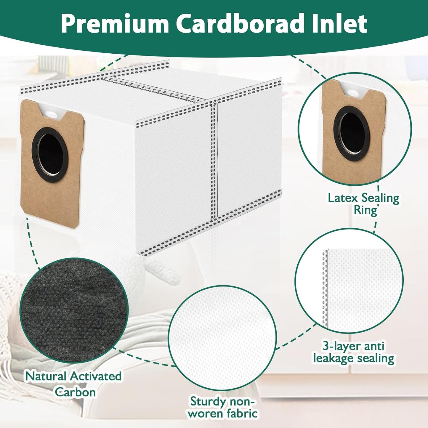 20 Bolsas Vacío Comp Eufy C10 C20 3.6L