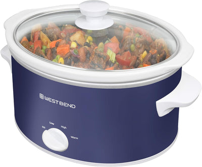 Vajilla cerámica olla cocción lenta 210W azul