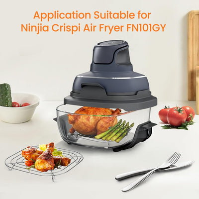 Estante acero inox comp Ninja FN101 rejilla vidrio alimenticio