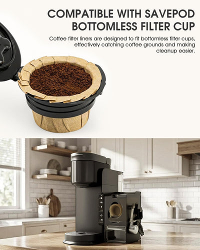 200 Revestimientos Filtro Café Keurig K Cup 1.0/2.0