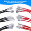30 Conectores Altavoz 0.110-0.248pulg Rojo Negro Surtido