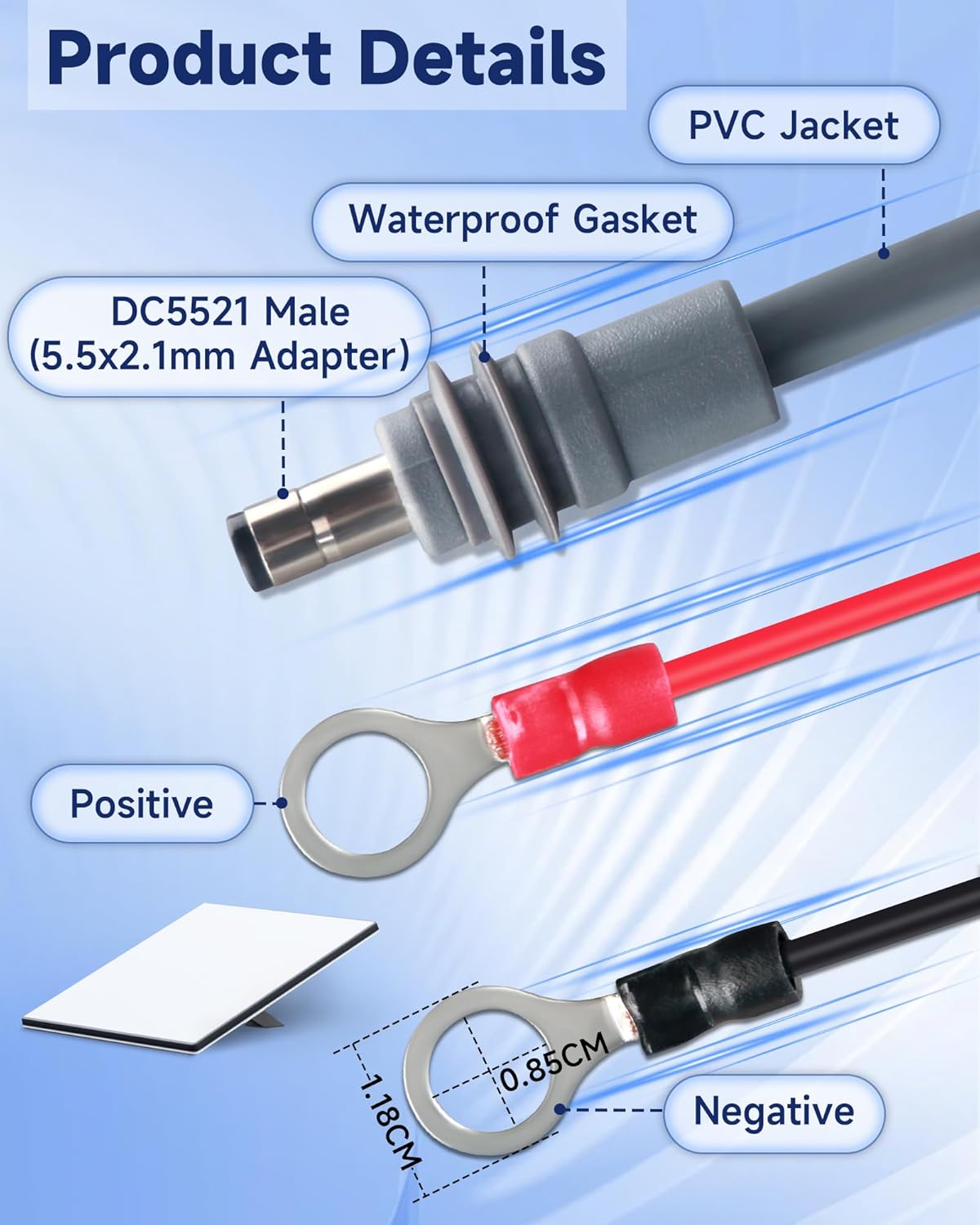 Cable anillo tórico Starlink Mini 10pies 18AWG