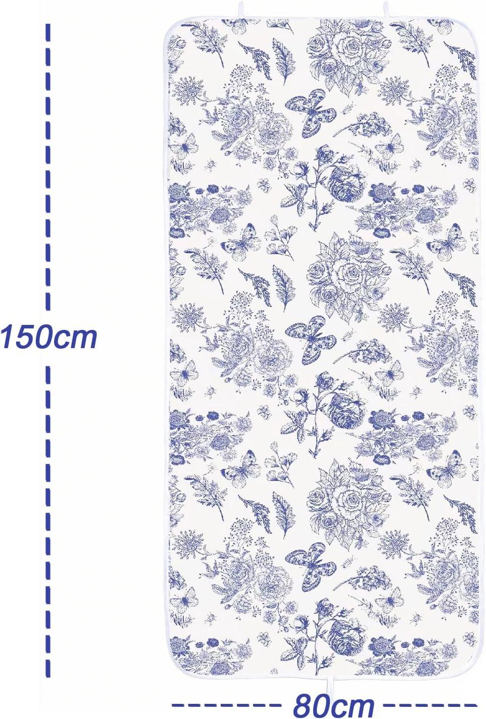 Alfombrilla planchar 31x59pulg resistente plegable con ganchos