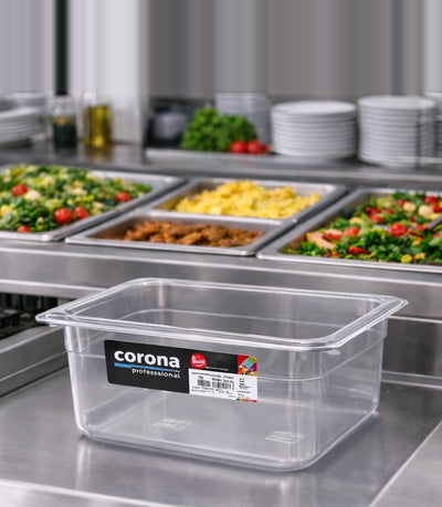 Set 24 Contenedores Policarbonato Para Preparación Mesa Buffet