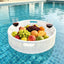 Plataforma flotante piscina soporte bebidas 24pulg