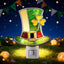 Luz nocturna trébol San Patricio UL LED enchufable