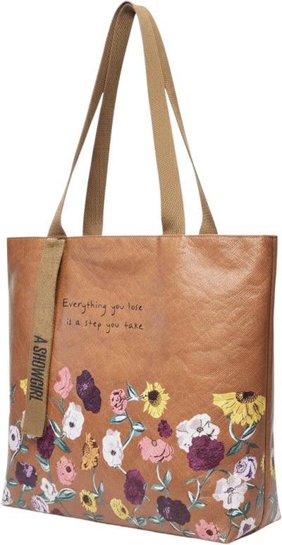 Bolsa de mano floral para mujer con bolsillo interior