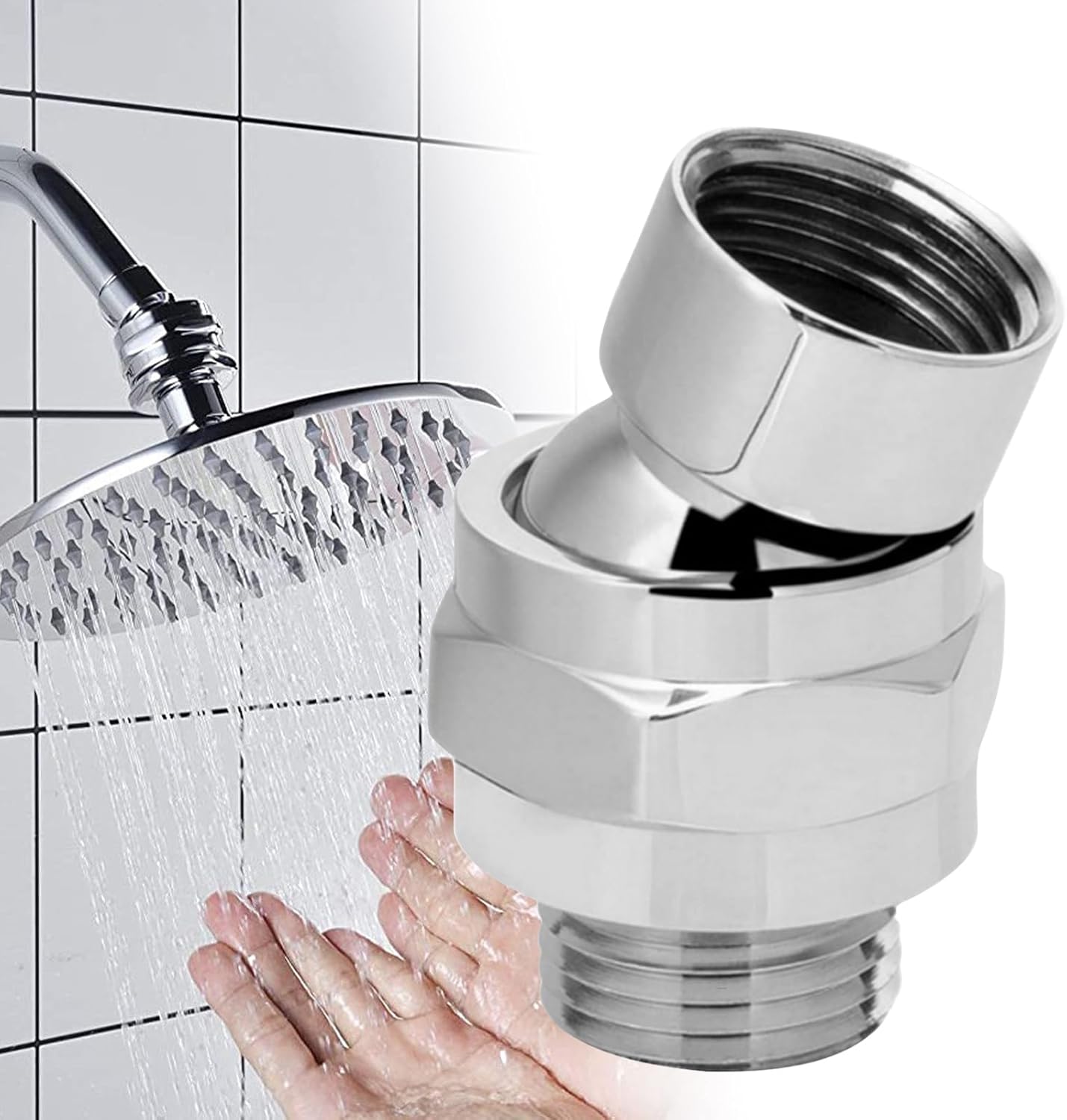 Adaptador bola giratoria ducha conector universal latón