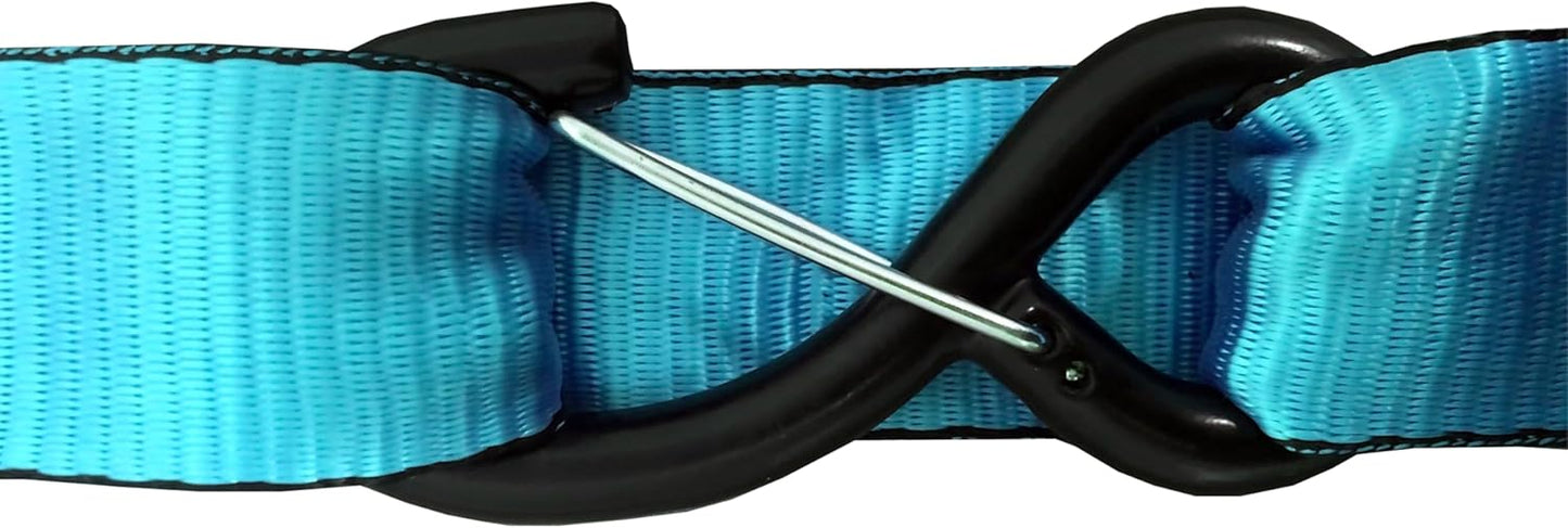 Trinquete azul 1pulg x12ft set 2 correas carga