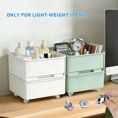 16 Pzas Ruedas Caster 0.6pulg Bajo para Muebles y Cocina