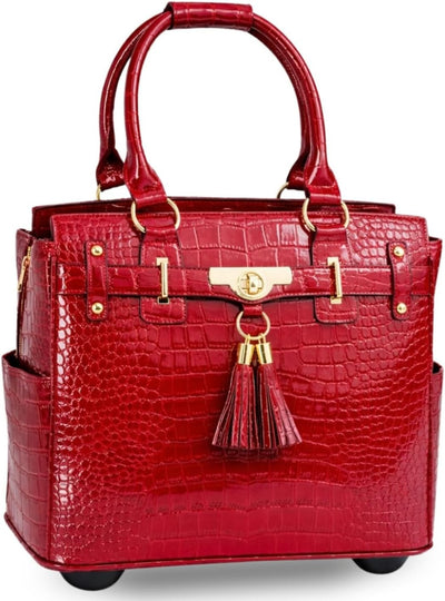 Bolsa con ruedas para laptop mujer 13-17pulg viaje oficina