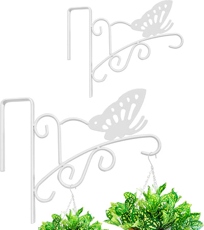 Soportes colgantes para valla luces pájaros sin perforar pack 2