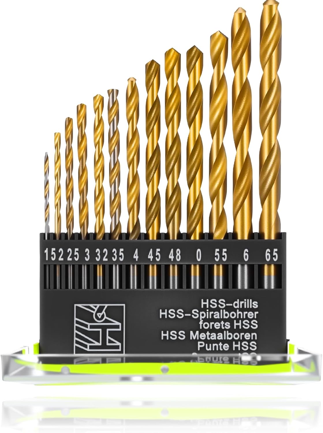 Set 13 Brocas Carburo Métrico Taladro Acero Inox