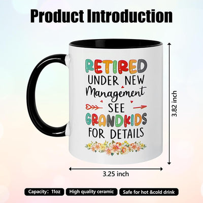 Taza divertida de jubilación para abuela y jubilados