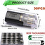 30 Conectores Doble Cable 2 Pines Bloqueo Ignífugo