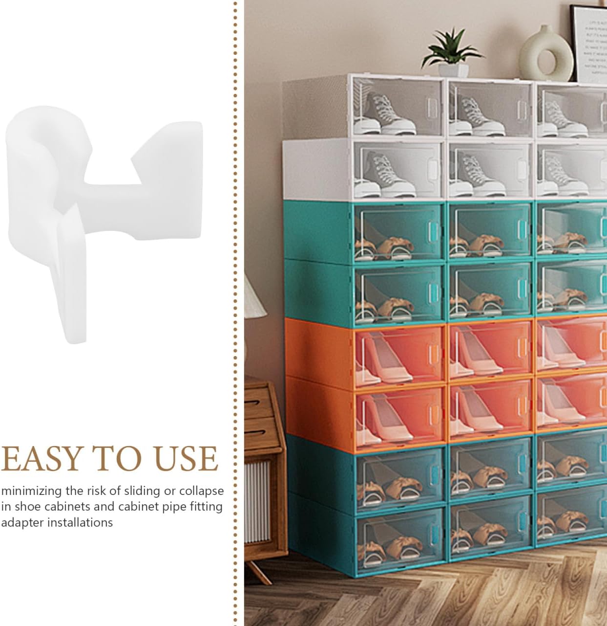 Conector de zapatero Healifty 40 piezas modulares para estantería