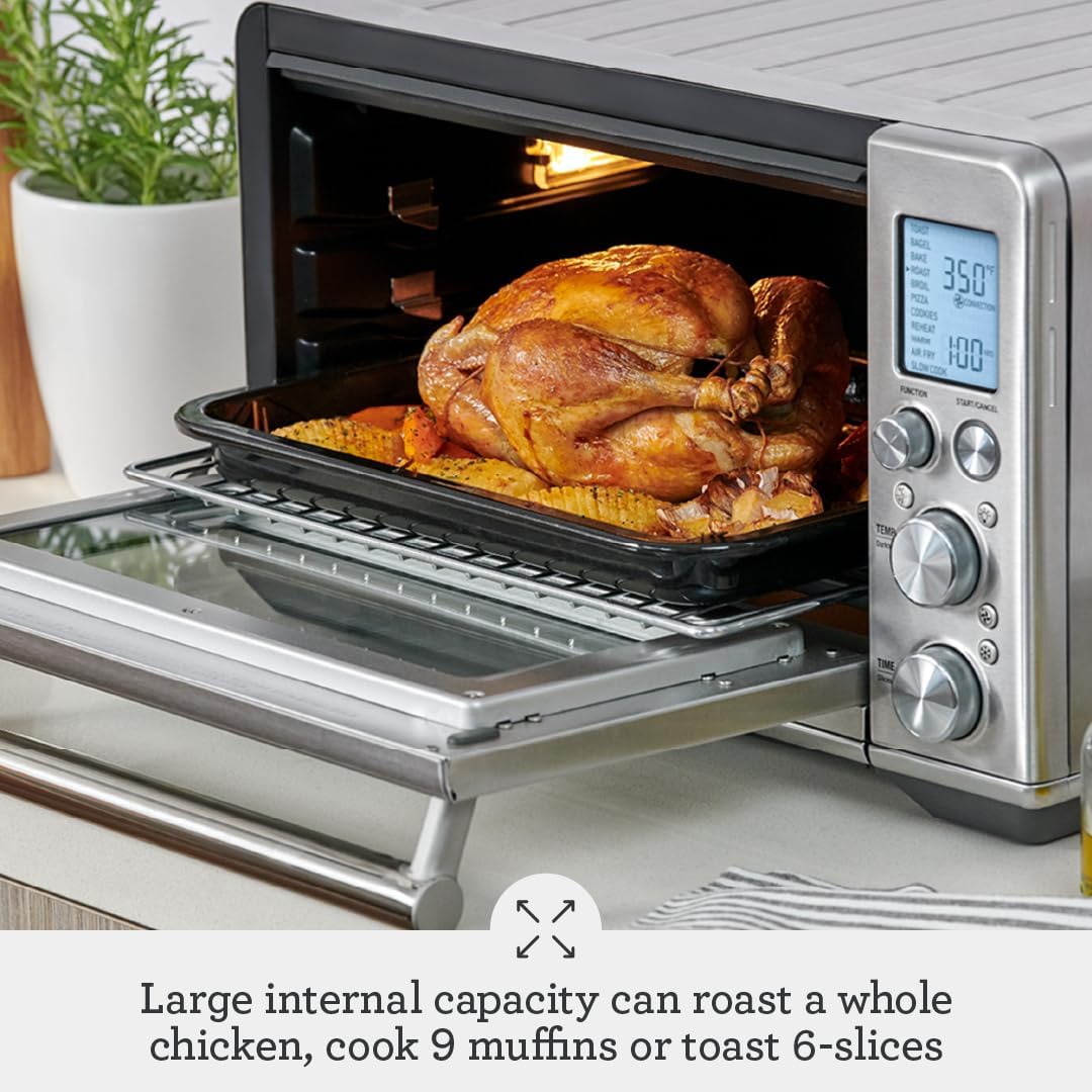 Horno de convección freidora aire Breville negro