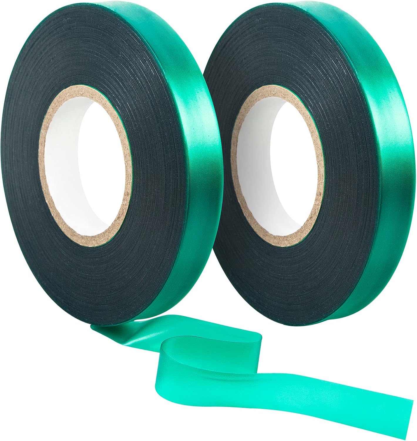 2 Rollos Cinta Jardín 150ft Elástica 1/2pulg Verde Soporte Tomate