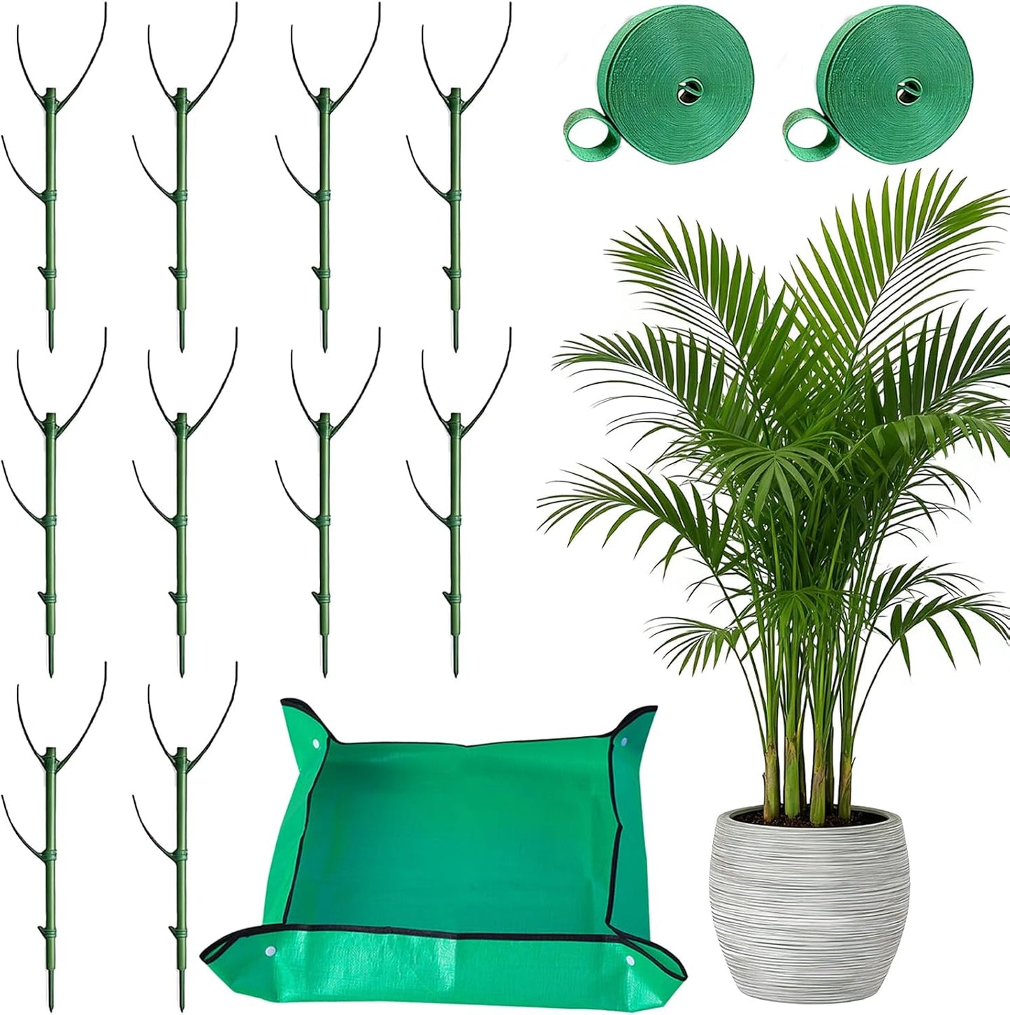 10 Estacas Apilables para Plantas Trepadoras