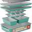 Set 8 Utensilios Hornear Cerámica Sartenes Antiadherentes